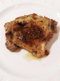 簡単!鶏もも肉のハニーマスタード焼き-レシピのメイン写真