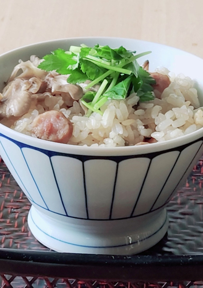 やみつき舞茸洋風炊き込みご飯★アルモンデ-レシピのメイン写真