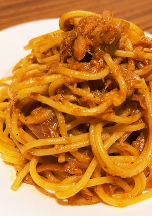 気力がナイ日の簡単ツナコチュパスタ-レシピのメイン写真
