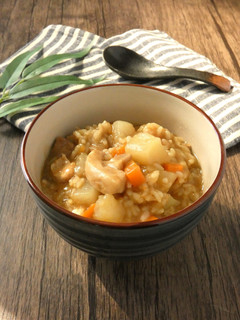 炊飯器で簡単!具だくさんの和風カレー粥-レシピのメイン写真