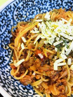 ナポリタン風ミートソースパスタ-レシピのメイン写真