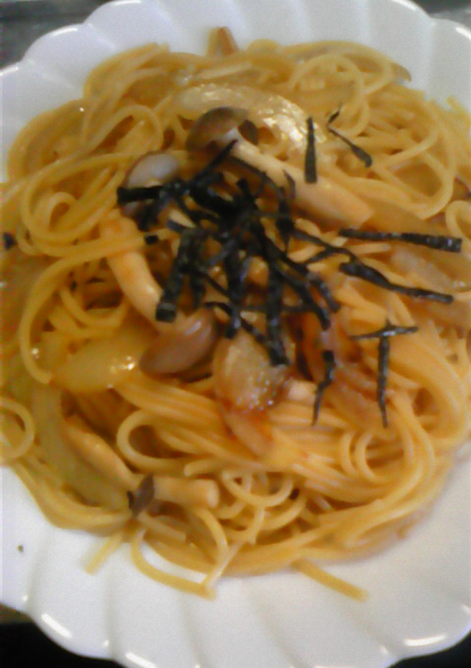 簡単☆玉ねぎとしめじの和風スパゲッティ-レシピのメイン写真
