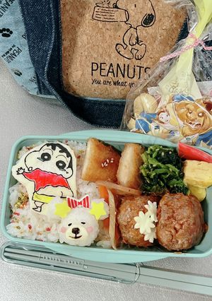 毎日高校男子弁当 クレヨンしんちゃん-レシピのメイン写真