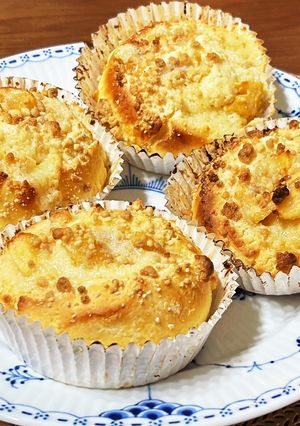 りんごとレアチーズのクランブル米粉パン-レシピのメイン写真