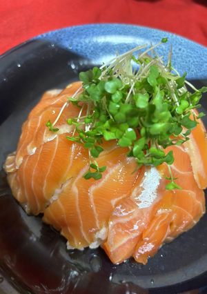 べっ甲サーモン丼♬-レシピのメイン写真