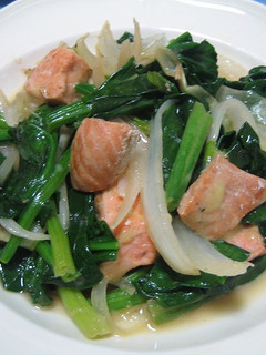 さけとほうれん草のチーズ炒め-レシピのメイン写真
