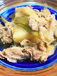 長芋と牛肉の甘辛煮-レシピのメイン写真