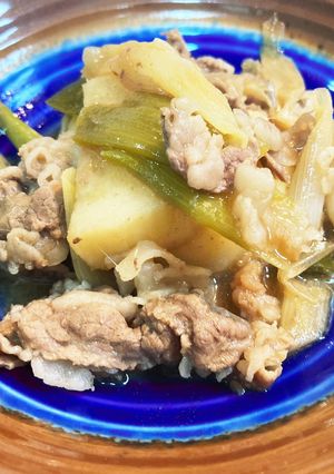 長芋と牛肉の甘辛煮-レシピのメイン写真