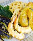 小麦粉よりも簡単＆サクサク！米粉の天ぷら