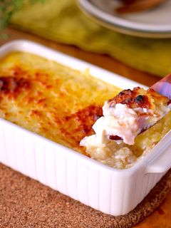 ふわふわ美味しい♪長芋とお豆腐のグラタン-レシピのメイン写真