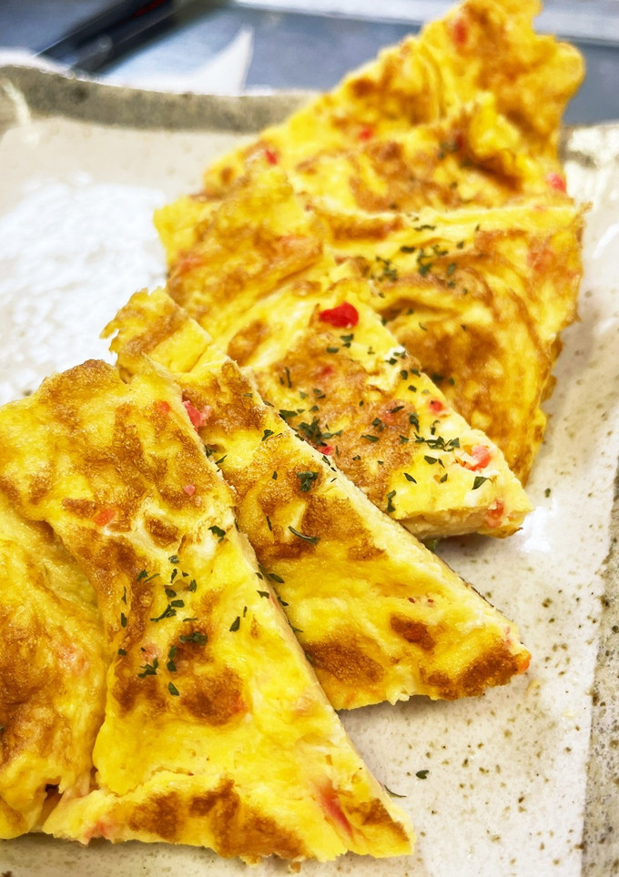 お麩で！かさ増し簡単卵焼き-レシピのメイン写真