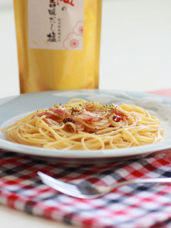 梅の旨味だし塩でペペロンチーノ-レシピのメイン写真