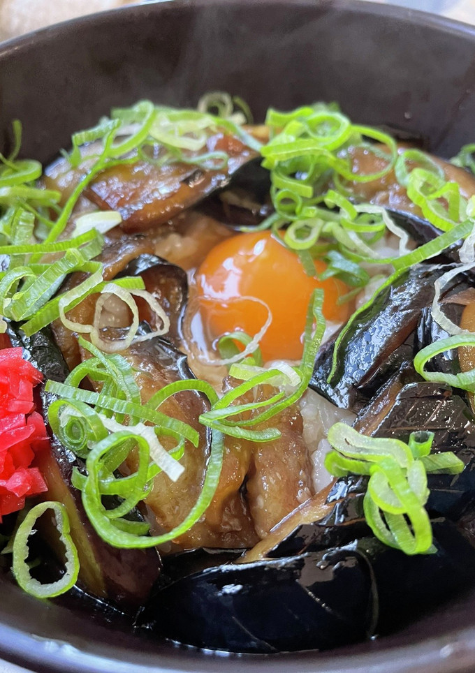 ナス丼すき焼き風-レシピのメイン写真