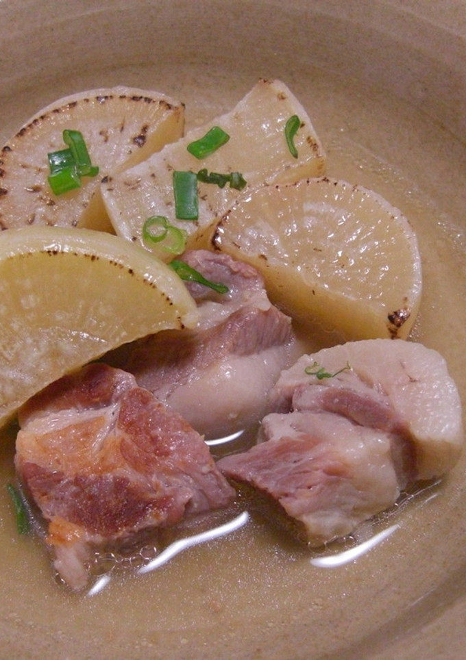 塩だけで♪大根と塩豚のスープ煮-レシピのメイン写真