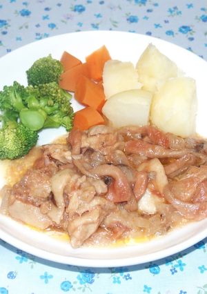 《レンジで簡単》濃厚デミチキン-レシピのメイン写真