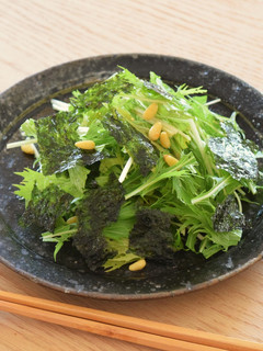 水菜のチョレギサラダ-レシピのメイン写真