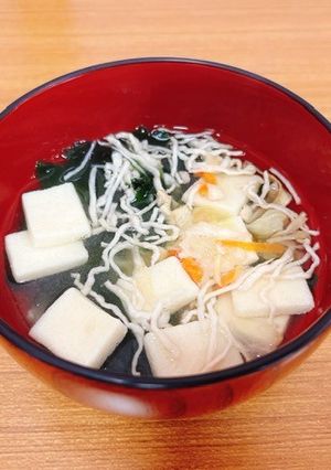 【朝食】乾物お味噌汁-レシピのメイン写真