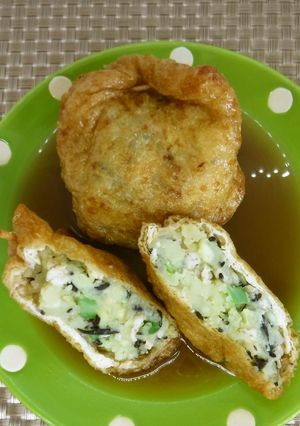 さつま芋の巾着煮-レシピのメイン写真