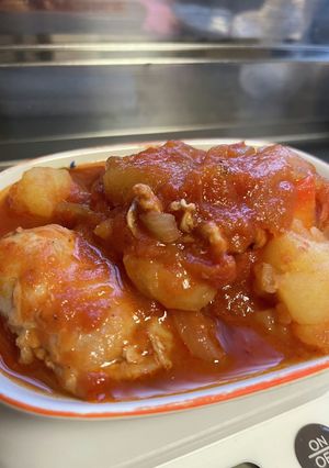 鶏肉のトマト煮-レシピのメイン写真