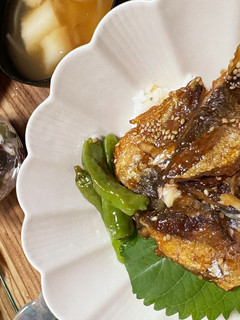 アジ竜田の蒲焼き丼-レシピのメイン写真
