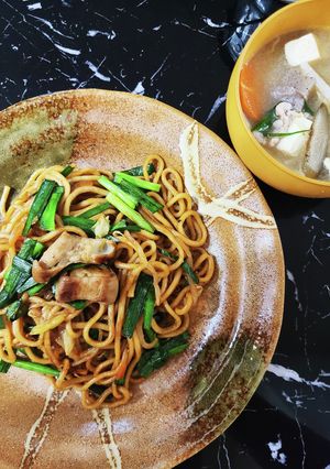 もつ焼きそば-レシピのメイン写真