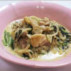รูปของ 鶏もものクリーム煮