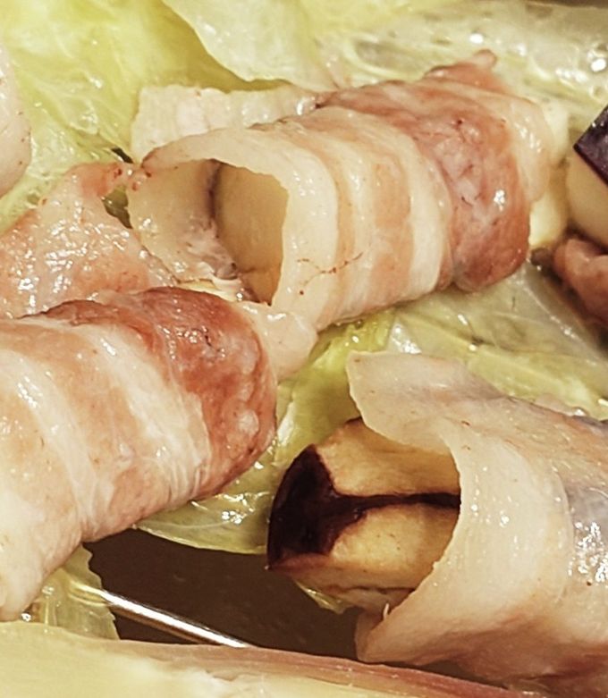 蒸し器でなすとバラ肉-レシピのメイン写真