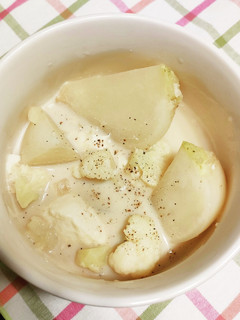 かぶとカリフラワーの豆乳スープ-レシピのメイン写真