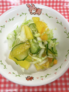 [保育園幼児食]柿のサラダ-レシピのメイン写真