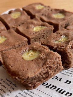 レンジで簡単!チョコバナナ蒸しパン-レシピのメイン写真