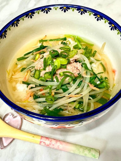 タイ風ツナのスープごはん-レシピのメイン写真