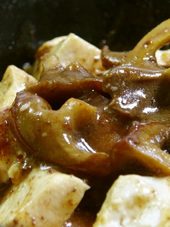 チャナメツムタケのすきやき味豆腐炒め-レシピのメイン写真