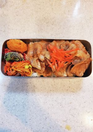 高校生弁当覚え書き246豚丼-レシピのメイン写真