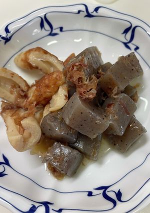【簡単副菜】ちくわとこんにゃくの鰹節煮-レシピのメイン写真