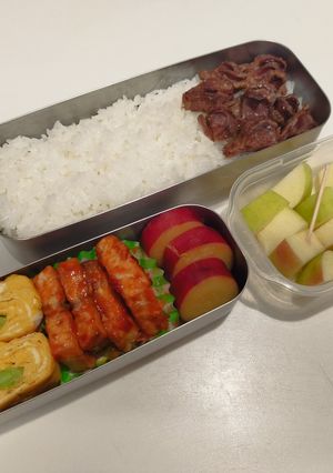 ラグビー小僧のお弁当231108-レシピのメイン写真