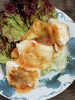 鶏肉orお魚をチリソースで。-レシピのメイン写真
