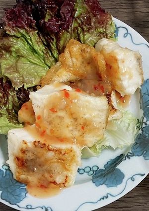 鶏肉orお魚をチリソースで。-レシピのメイン写真