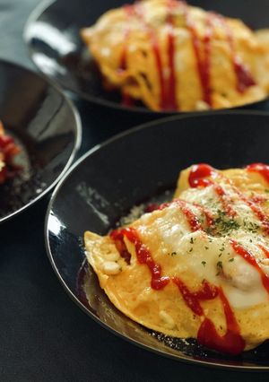 少ない材料でも美味しい簡単オムライス♥-レシピのメイン写真