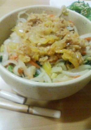 お野菜いっぱい、ビビンバ丼-レシピのメイン写真