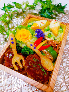 女子学生のお弁当(2023.11.8)-レシピのメイン写真