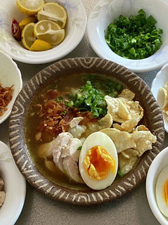 インドネシア♡いろいろのせて朝食のお粥-レシピのメイン写真