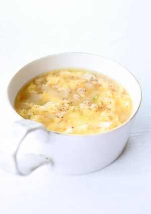 トロトロに【かぶと卵の洋風スープ】-レシピのメイン写真