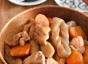 鶏ごぼうとこんにゃくの煮物【作り置き】-レシピのメイン写真