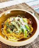 キャンベル缶のクリームパスタ