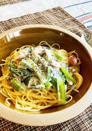 キャンベル缶のクリームパスタ-レシピのメイン写真