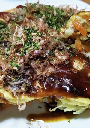 ボリュームお好み焼き-レシピのメイン写真