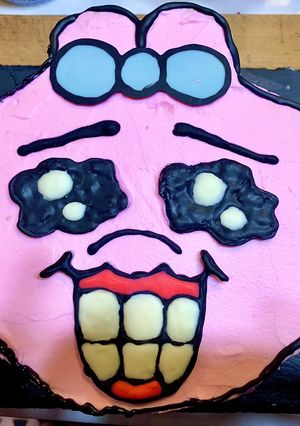 キャラチョコおぱんちゅうさぎcake-レシピのメイン写真