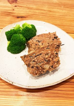 ひじき入り和風ミートローフ-レシピのメイン写真