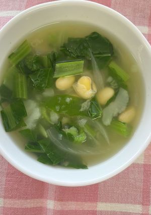 じゃがいもと小松菜のスープ-レシピのメイン写真