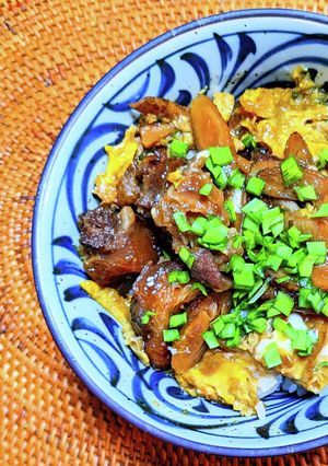 牛すじ玉子とじ-レシピのメイン写真